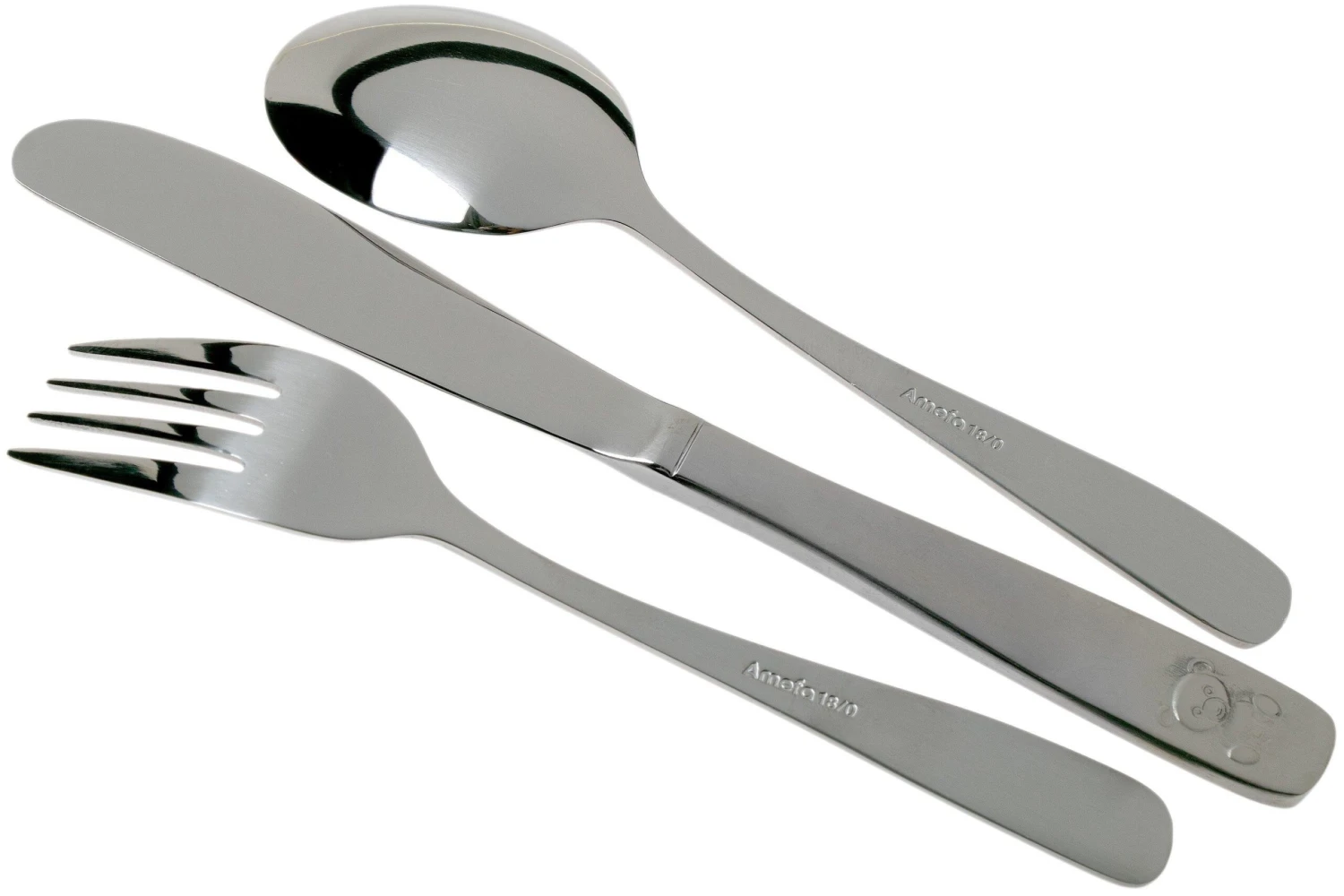 Amefa Bear 0024 Couverts Pour Enfants, 3 Pièces 4 Amefa Bear 0024 Couverts Pour Enfants, 3 Pièces – Image 2