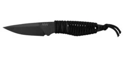 ANV Knives P100 Sleipner Cerakote, Black Paracord, P100-037, Black Kydex Sheath, Couteau De Cou