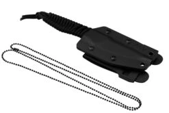 ANV Knives P100 Sleipner Cerakote, Black Paracord, P100-037, Black Kydex Sheath, Couteau De Cou -Victorinox Boutique ANVP100 037 06 anv