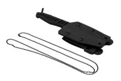 ANV Knives P100 Sleipner Cerakote, Grey Paracord, P100-038, Black Kydex Sheath, Couteau De Cou -Victorinox Boutique ANVP100 038 06 anv