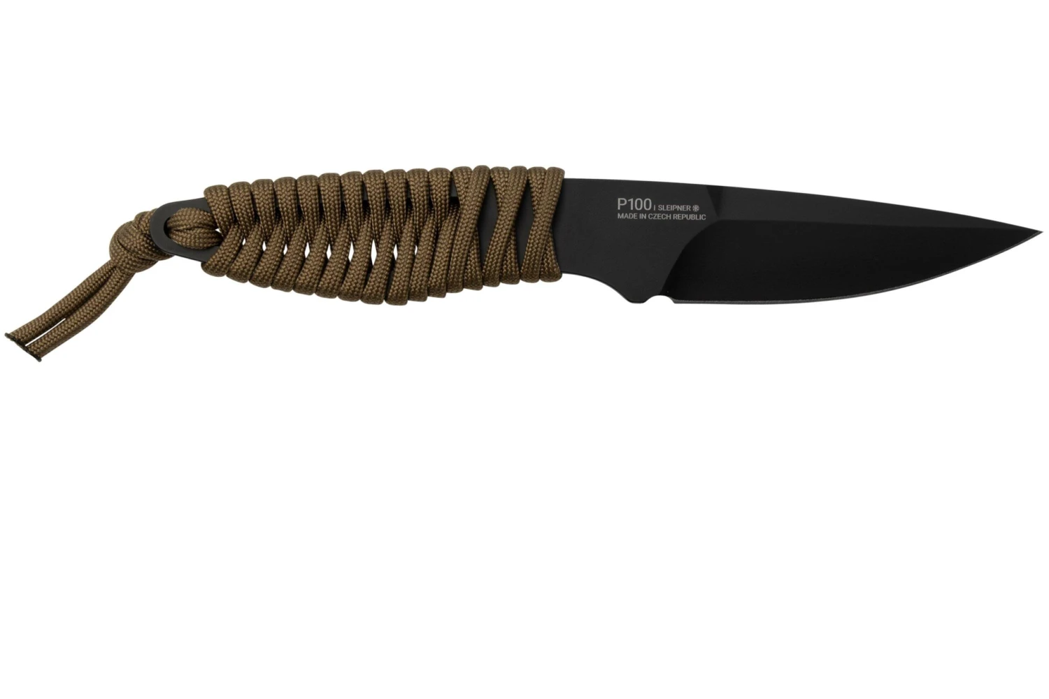 ANV Knives P100 Sleipner Cerakote, Coyote Paracord, P100-040, Black Kydex Sheath, Couteau De Cou 4 ANV Knives P100 Sleipner Cerakote, Coyote Paracord, P100-040, Black Kydex Sheath, Couteau De Cou – Image 2