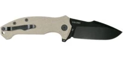 Amare Knives Coloso, Tan G10, Black Blade, Couteau De Poche -Victorinox Boutique AS COL TAN 02 amare knives