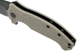 Amare Knives Coloso, Tan G10, Black Blade, Couteau De Poche -Victorinox Boutique AS COL TAN 07 amare knives