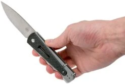 Amare Knives Paragon, Satin Blade, Carbonfiber, Couteau De Poche -Victorinox Boutique AS PA SC 09 amare knives