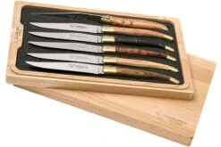 Laguiole En Aubrac Set Couteaux Steak 6 Pièces Essences Variées, 62C99BDLBH -Victorinox Boutique AU62C99BDLBH 05 laguiole en aubrac au62c99bdlbh 05