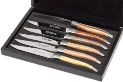Laguiole En Aubrac Set De Couteaux à Steak (6 Pièces) Bois Français 12 Laguiole En Aubrac Set De Couteaux à Steak (6 Pièces) Bois Français -Victorinox Boutique AU62C99BFIH 02 laguiole en aubrac au62c99bfih 02