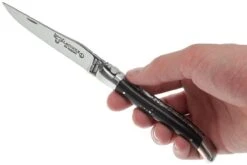 Laguiole En Aubrac HP 12cm Bois D'ébène Poli à La Main L0212EBH-FSI1 -Victorinox Boutique AUL0212EBH FSI1 07 laguiole en aubrac aul0212ebh fsi1 07