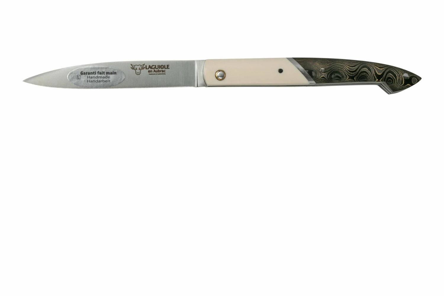 Laguiole En Aubrac Capucin L0510CEZI Elforyn Copper Garbon Fibre, Couteau De Poche, 10 Cm 3 Laguiole En Aubrac Capucin L0510CEZI Elforyn Copper Garbon Fibre, Couteau De Poche, 10 Cm