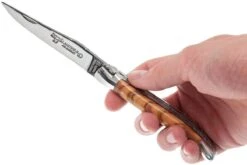 Laguiole En Aubrac 12cm Doubles Platines, Loupe D'olivier, L0712LLI-FSJ1 -Victorinox Boutique AUL0712LLI FSJ1 07 laguiole en aubrac aul0712lli fsj1 07