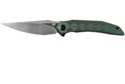 Bestech Samari BT2009C Titanium Black Green Couteau De Poche, Kombou Design