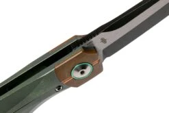 Bestech Thyra BT2106E Green Stonewashed Titanium, Copper Bolster, Two Tone Black Couteau De Poche, Kombou Design 15 Bestech Thyra BT2106E Green Stonewashed Titanium, Copper Bolster, Two Tone Black Couteau De Poche, Kombou Design -Victorinox Boutique BHBT2106E 06 bestech