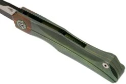 Bestech Thyra BT2106E Green Stonewashed Titanium, Copper Bolster, Two Tone Black Couteau De Poche, Kombou Design 16 Bestech Thyra BT2106E Green Stonewashed Titanium, Copper Bolster, Two Tone Black Couteau De Poche, Kombou Design -Victorinox Boutique BHBT2106E 07 bestech