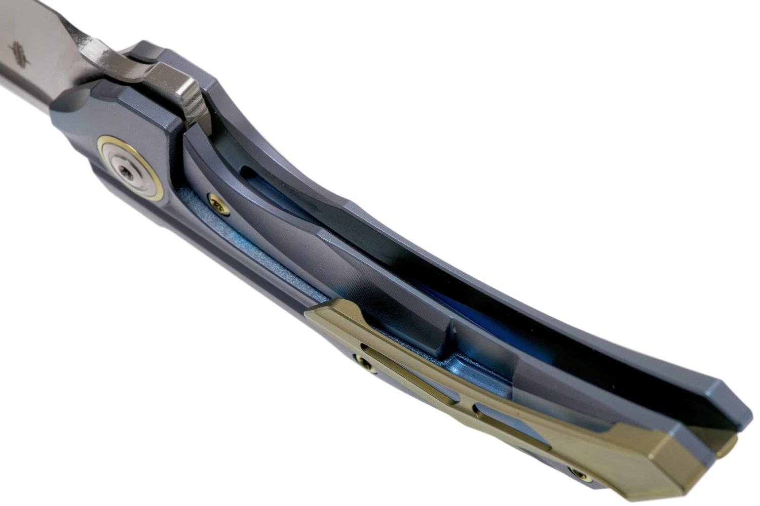 Bestech Vigil BT2201B Blue Blasted Titanium, Satin Couteau De Poche, Kombou Design 7 Bestech Vigil BT2201B Blue Blasted Titanium, Satin Couteau De Poche, Kombou Design – Image 5