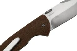 Böker Plus Pocket Bowie 01BO508, D2, Natural Micarta, Couteau De Poche, Chuck Gedraitis Design -Victorinox Boutique BO01BO508 05 boker