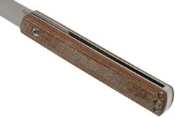 Böker Plus Wasabi Natural Canvas Micarta 01BO633SOI M390 Knivesandtools Exclusive Couteau De Poche -Victorinox Boutique BO01BO633SOI 07 boker plus