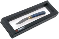Böker Trapper Uno Annual 2021 Damascus 1132021DAM Limited Edition Couteau De Poche -Victorinox Boutique BO1132021DAM 08 boker
