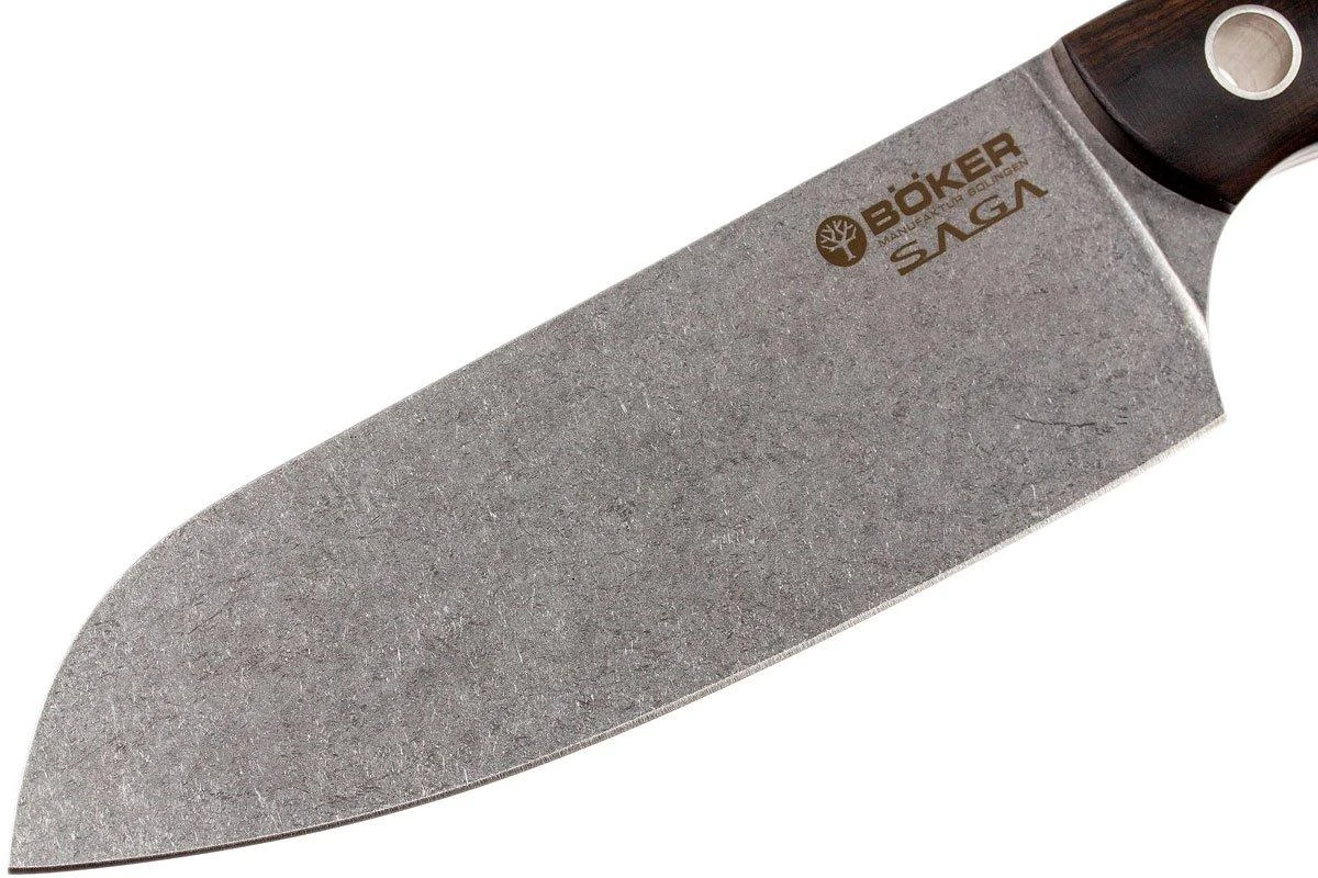 Böker 130366, Saga Couteau Santoku, Bois De Grenadille 5 Böker 130366, Saga Couteau Santoku, Bois De Grenadille – Image 3