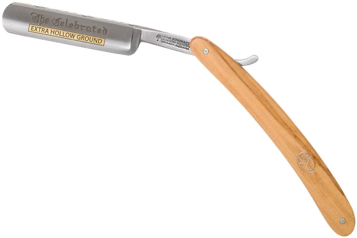 Böker Manufaktur The Celebrated, Olive Rasoir Coupe-choux 140327 3 Böker Manufaktur The Celebrated, Olive Rasoir Coupe-choux 140327