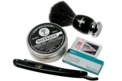 Böker Barberette Black 140901SET Coffret Cadeau, Shavette