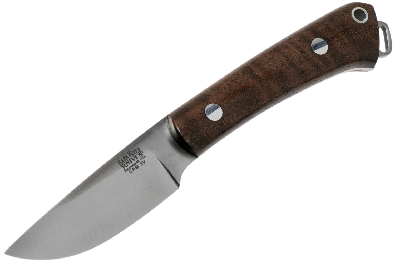 Bark River Mini Fox River CPM 3V American Walnut Couteau De Chasse 5 Bark River Mini Fox River CPM 3V American Walnut Couteau De Chasse – Image 3