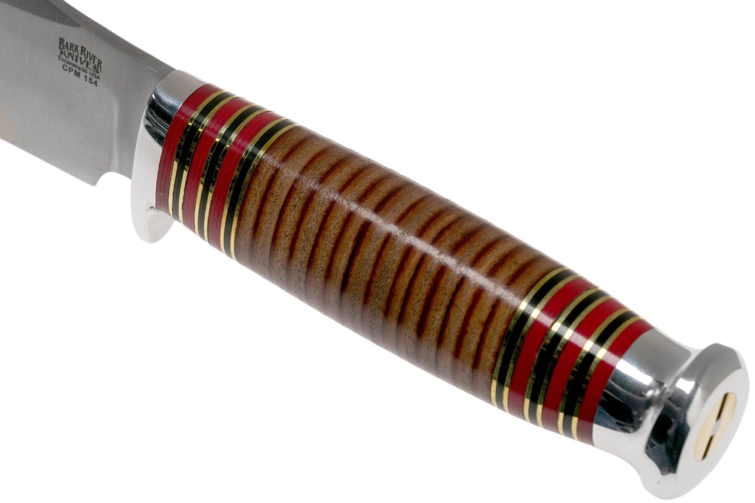 Bark River Trailmate 2 CPM154 Stacked Leather Couteau De Chasse 7 Bark River Trailmate 2 CPM154 Stacked Leather Couteau De Chasse – Image 5