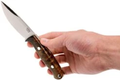 Bark River North Country EDC CPM 154, Gold & Black Elder Burl -Victorinox Boutique BRK02 054BRKGEB 06 bark river brk02 054brkgeb 06