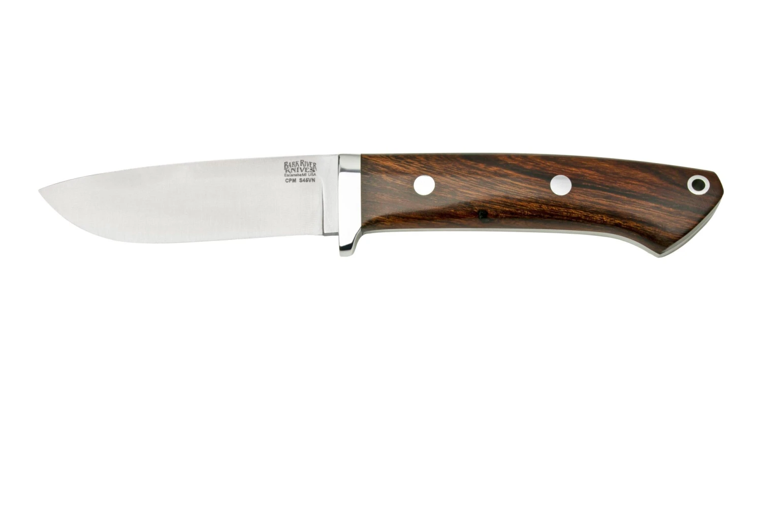 Bark River Classic Drop Point Hunter CPM S45VN Desert Ironwood, Couteau Fixe 3 Bark River Classic Drop Point Hunter CPM S45VN Desert Ironwood, Couteau Fixe