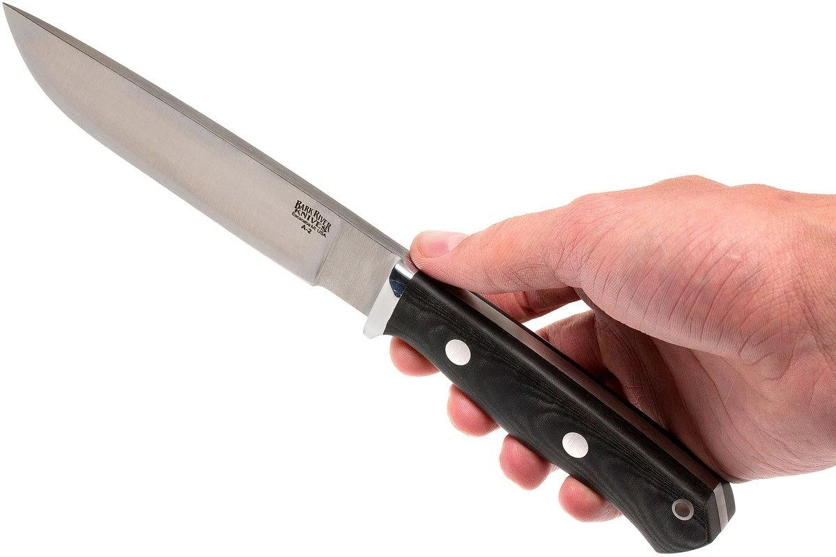 Bark River GamesKeeper II A2, Matte Black Linen Micarta 8 Bark River GamesKeeper II A2, Matte Black Linen Micarta – Image 6