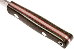 Bark River Mini Bushcrafter CPM 3V, Green Canvas Micarta, Red Liner -Victorinox Boutique BRK06 022GNC RL 05 bark river brk06 022gnc rl 05