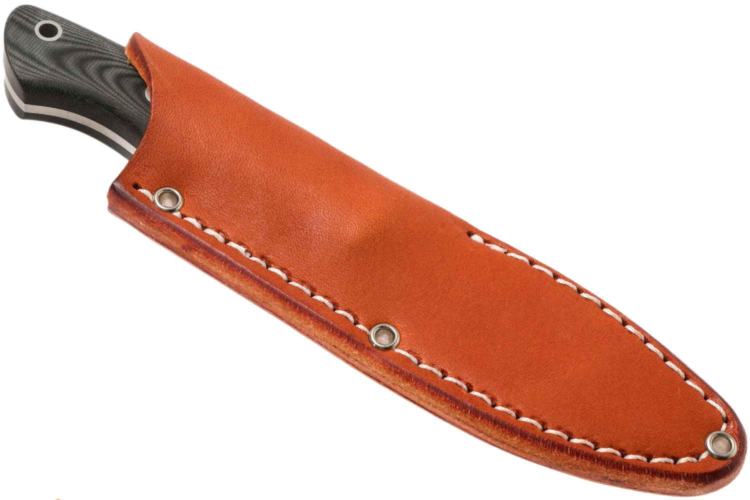 Bark River Mini Aurora CPM 3V, Black Linen Matte Micarta, Hollow Pins 8 Bark River Mini Aurora CPM 3V, Black Linen Matte Micarta, Hollow Pins – Image 6