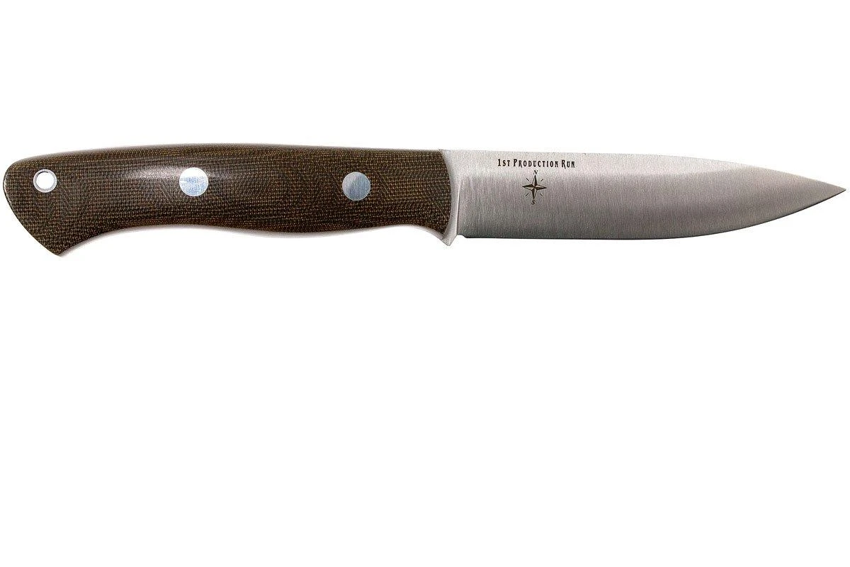 Bark River Aurora LT A2, Green Canvas Micarta, Red Liners 4 Bark River Aurora LT A2, Green Canvas Micarta, Red Liners – Image 2