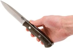 Bark River Aurora 3V, Green Canvas Micarta Couteau Bushcraft -Victorinox Boutique BRK06 122 3VGRC 07 bark river brk06 122 3vgrc 07