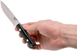 Bark River Bravo Necker II CPM 154CM, Black Canvas Micarta, Brown Sheath 15 Bark River Bravo Necker II CPM 154CM, Black Canvas Micarta, Brown Sheath -Victorinox Boutique BRK07 002BRKC 06 bark river brk07 002brkc 06