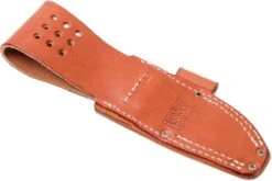 Bark River Bravo 1 A2 Rampless, Green Canvas Micarta, Brown Sheath -Victorinox Boutique BRK07 111GNC RS 08 bark river brk07 111gnc rs 08