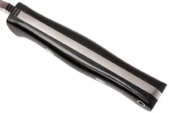 Bark River Bravo 1 CPM 3V, Black Canvas Micarta, Brown Sheath -Victorinox Boutique BRK07 114BRKC 05 bark river brk07 114brkc 05