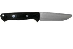 Bark River Bravo 1 LT Hunter CPM 3V, Black Canvas Micarta, Brown Sheath -Victorinox Boutique BRK07 121BRKC 02 bark river knives