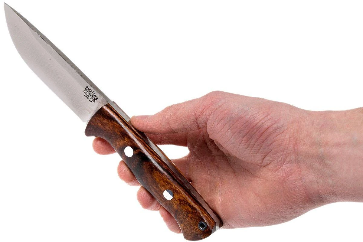 Bark River Bravo 1 CPM 3V Rampless, Desert Ironwood, Brown Sheath 8 Bark River Bravo 1 CPM 3V Rampless, Desert Ironwood, Brown Sheath – Image 6