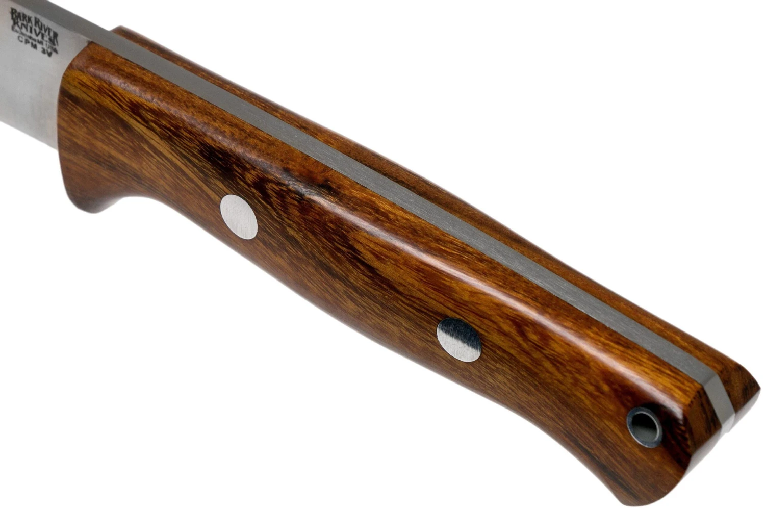 Bark River Bravo 1 LT Hunter CPM 3V, Desert Ironwood, Brown Sheath 7 Bark River Bravo 1 LT Hunter CPM 3V, Desert Ironwood, Brown Sheath – Image 5