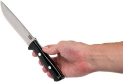 Bark River Bravo 1.5 LT CPM 3V, Black Canvas Micarta Couteau Outdoor -Victorinox Boutique BRK07 123BKC 06 bark river knives