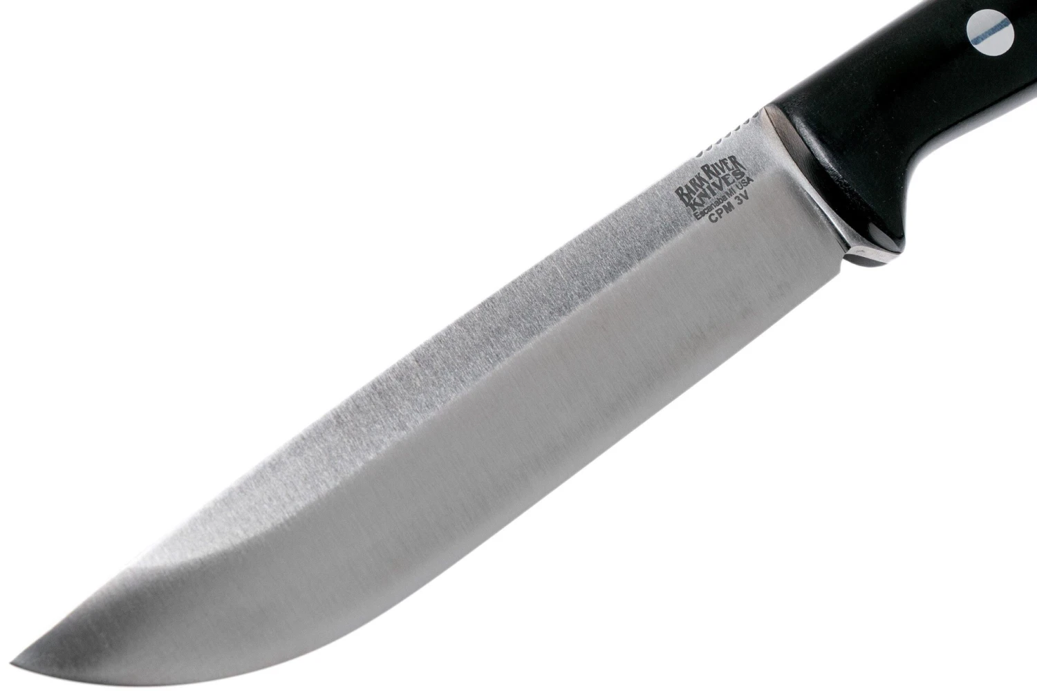 Bark River Bravo 1.5 LT Field CPM 3V, Black Canvas Micarta Couteau Outdoor 5 Bark River Bravo 1.5 LT Field CPM 3V, Black Canvas Micarta Couteau Outdoor – Image 3