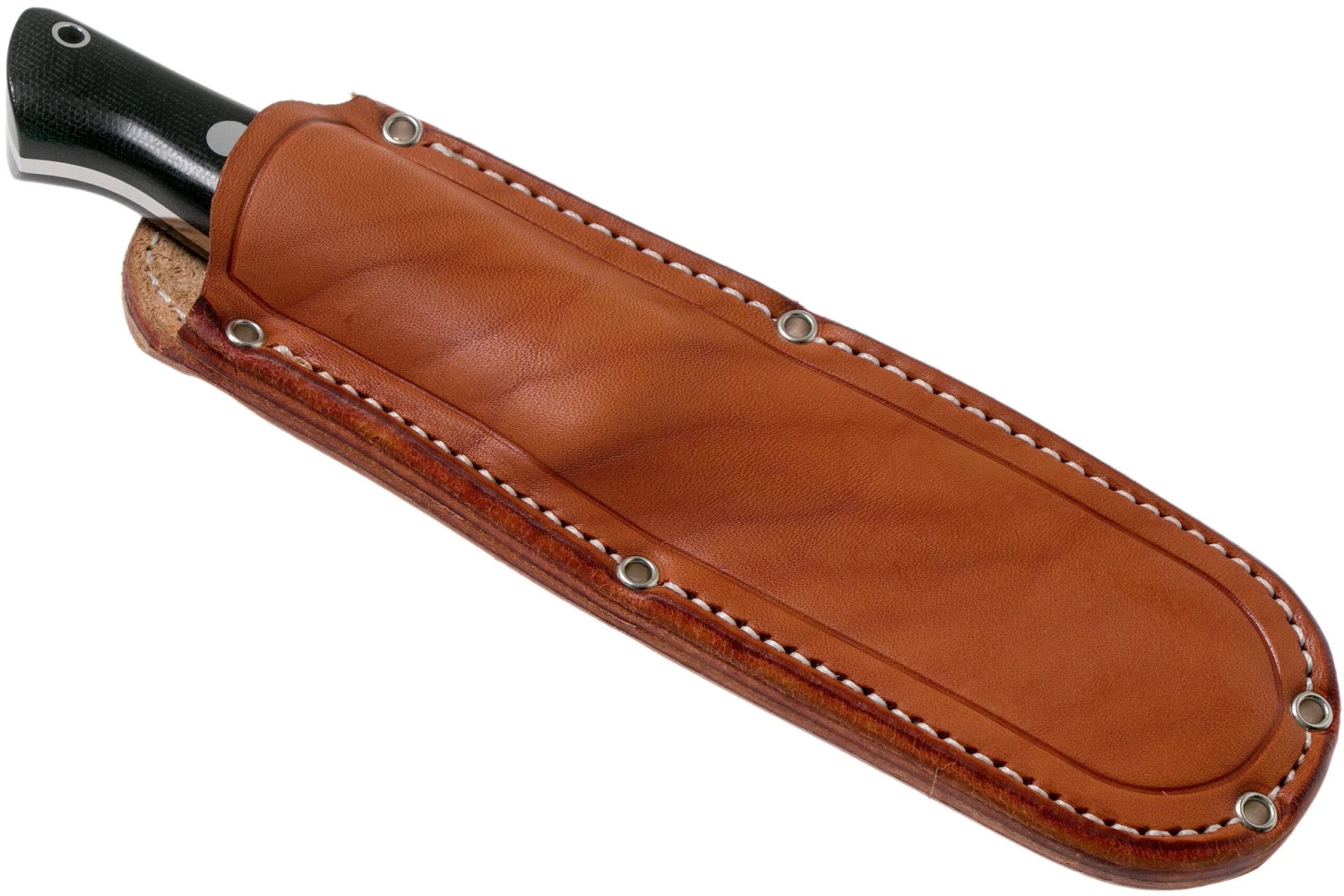 Bark River Bravo 1.2 LT CPM 3V Rampless, Black Canvas Micarta Couteau Outdoor 8 Bark River Bravo 1.2 LT CPM 3V Rampless, Black Canvas Micarta Couteau Outdoor – Image 6