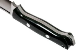 Bark River Bravo Squad Leader CPM 3V, Black Canvas Micarta -Victorinox Boutique BRK07 222BKRC 04 bark river knives