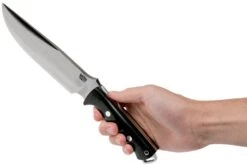 Bark River Bravo Survivor CPM 3V, Black Canvas Micarta -Victorinox Boutique BRK07 226BRKC 06 bark river knives