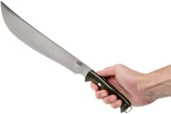 Bark River Bravo Machete CPM 1V Green Canvas Micarta Machette -Victorinox Boutique BRK07 371GNC 06 bark river