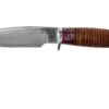 Bark River Michigan Hunter CPM Cru Wear Stacked Leather Couteau De Chasse -Victorinox Boutique BRK08 161SDL 01 bark river knives