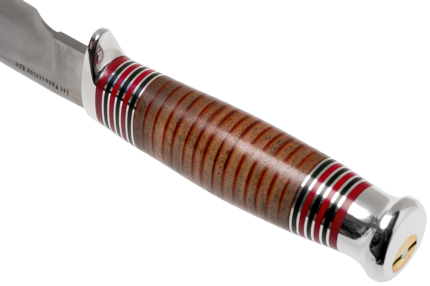 Bark River Michigan Hunter CPM Cru Wear Stacked Leather Couteau De Chasse 6 Bark River Michigan Hunter CPM Cru Wear Stacked Leather Couteau De Chasse – Image 4