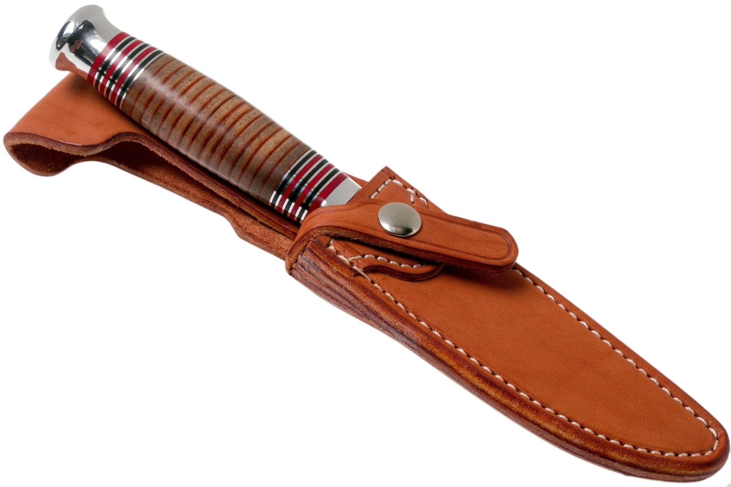 Bark River Michigan Hunter CPM Cru Wear Stacked Leather Couteau De Chasse 8 Bark River Michigan Hunter CPM Cru Wear Stacked Leather Couteau De Chasse – Image 6
