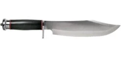 Bark River Shining Mountain Bowie A2 Black Canvas Micarta, Single Quillion Couteau Bowie -Victorinox Boutique BRK08 212BRKC01 02 bark river knives