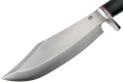 Bark River Shining Mountain Bowie A2 Black Canvas Micarta, Single Quillion Couteau Bowie -Victorinox Boutique BRK08 212BRKC01 03 bark river knives