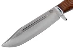 Bark River Teddy 2 A2 Stacked Leather Single Quillion Couteau Outdoor 11 Bark River Teddy 2 A2 Stacked Leather Single Quillion Couteau Outdoor -Victorinox Boutique BRK08 214SLDQ 03 bark river knives